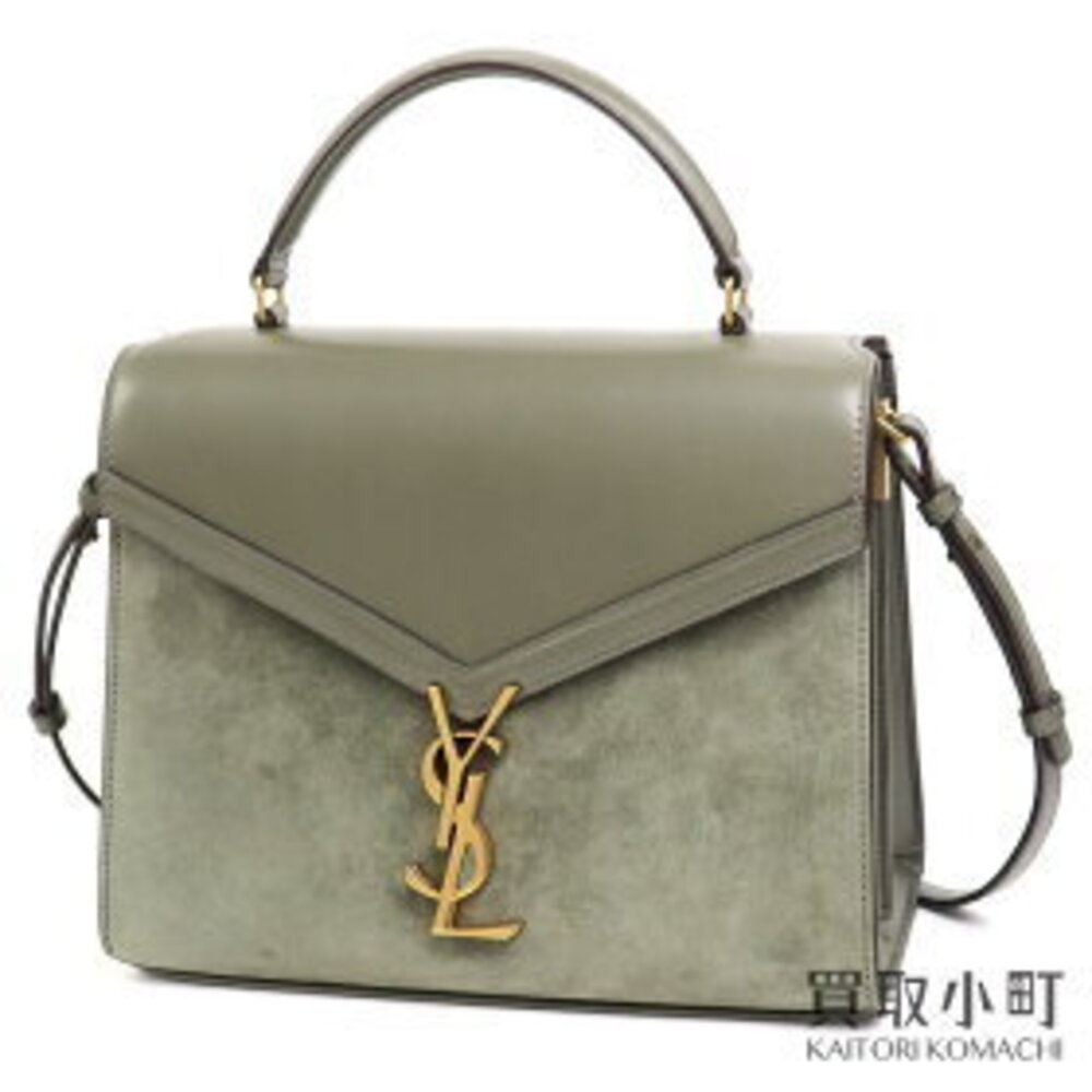Saint Laurent Cassandra Top Handle Bag Calfskin Leather Suede classic handbag